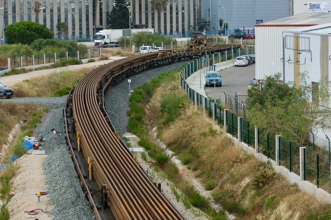 Primer ensayo con el tren de La Cabezuela