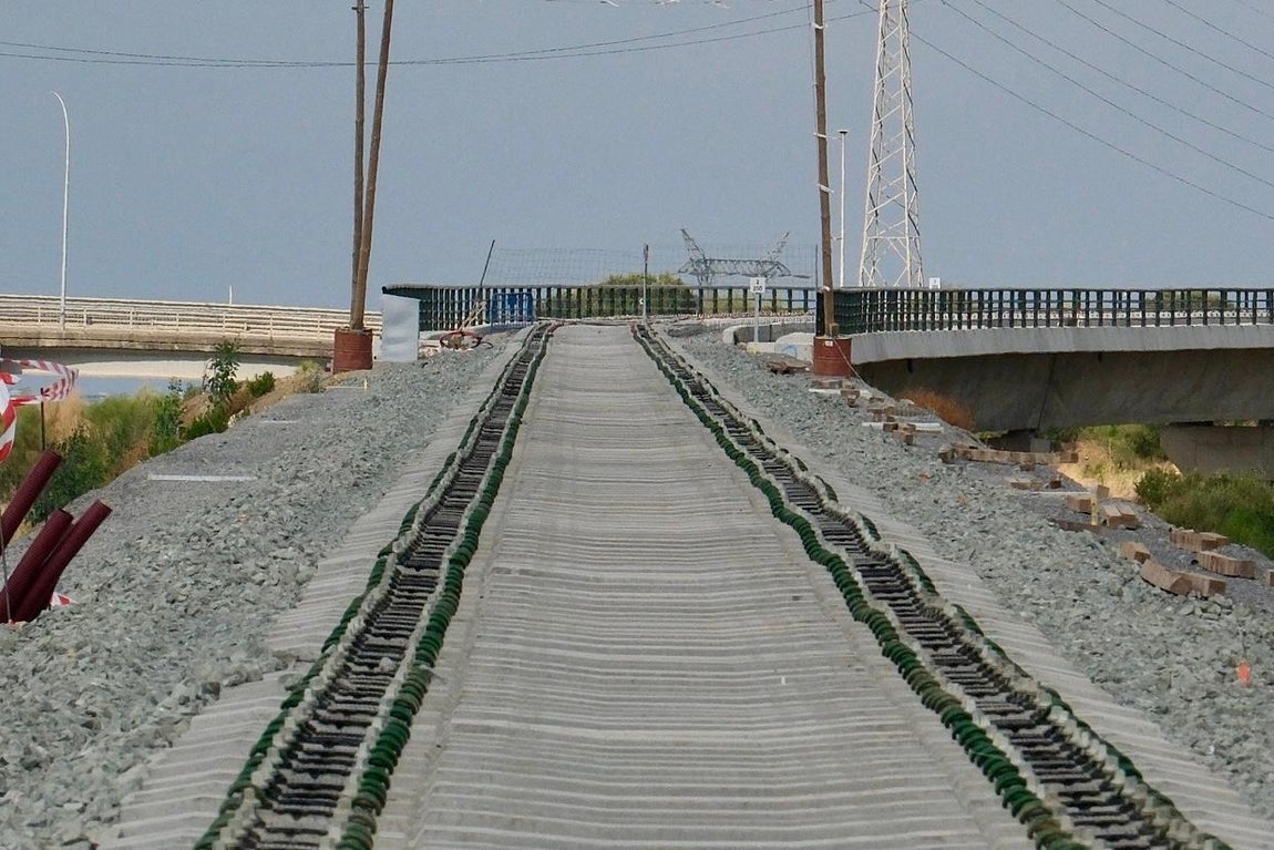 Primer ensayo con el tren de La Cabezuela