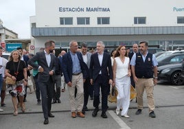 Fernando Grande-Marlaska visita el Puerto de Tarifa