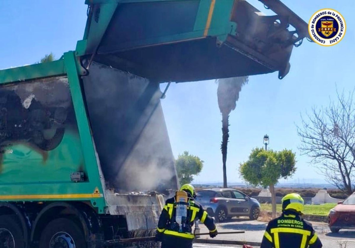 Incendio en San Fernando.