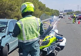 Muere un motorista tras chocar con un coche en Chiclana