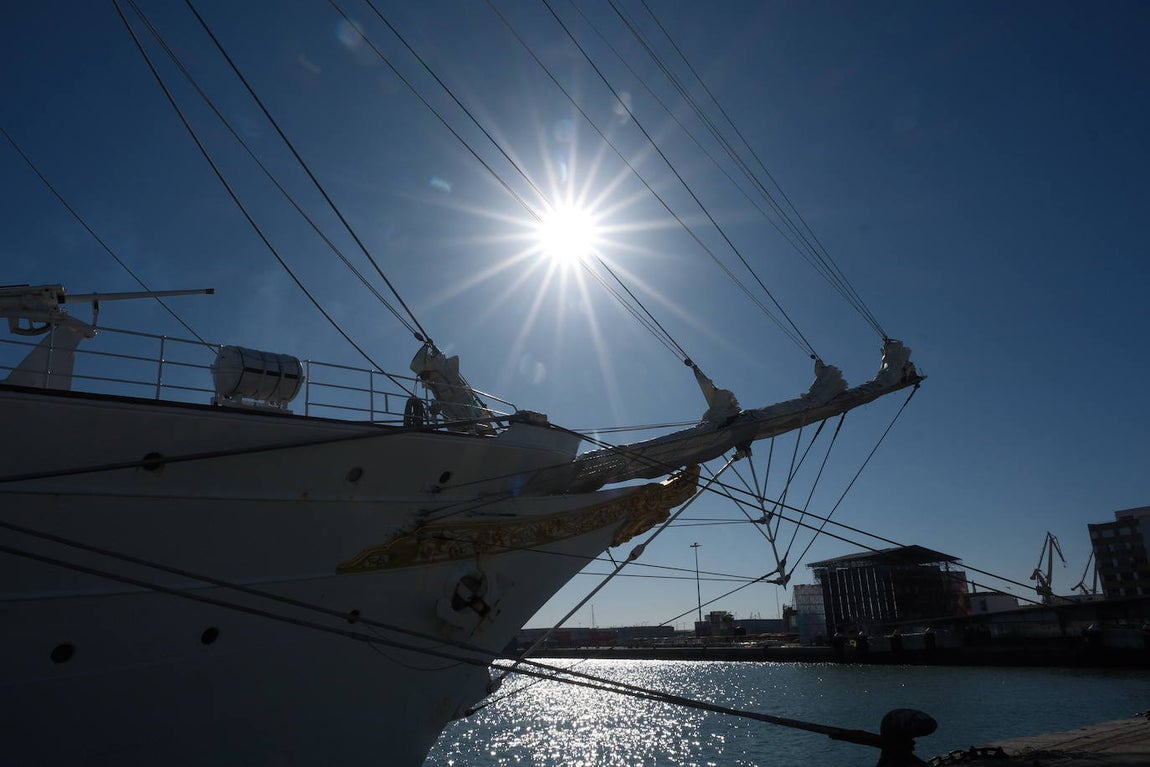Fotos: Emotivo recibimiento a la dotación del &#039;Elcano&#039; en Cádiz