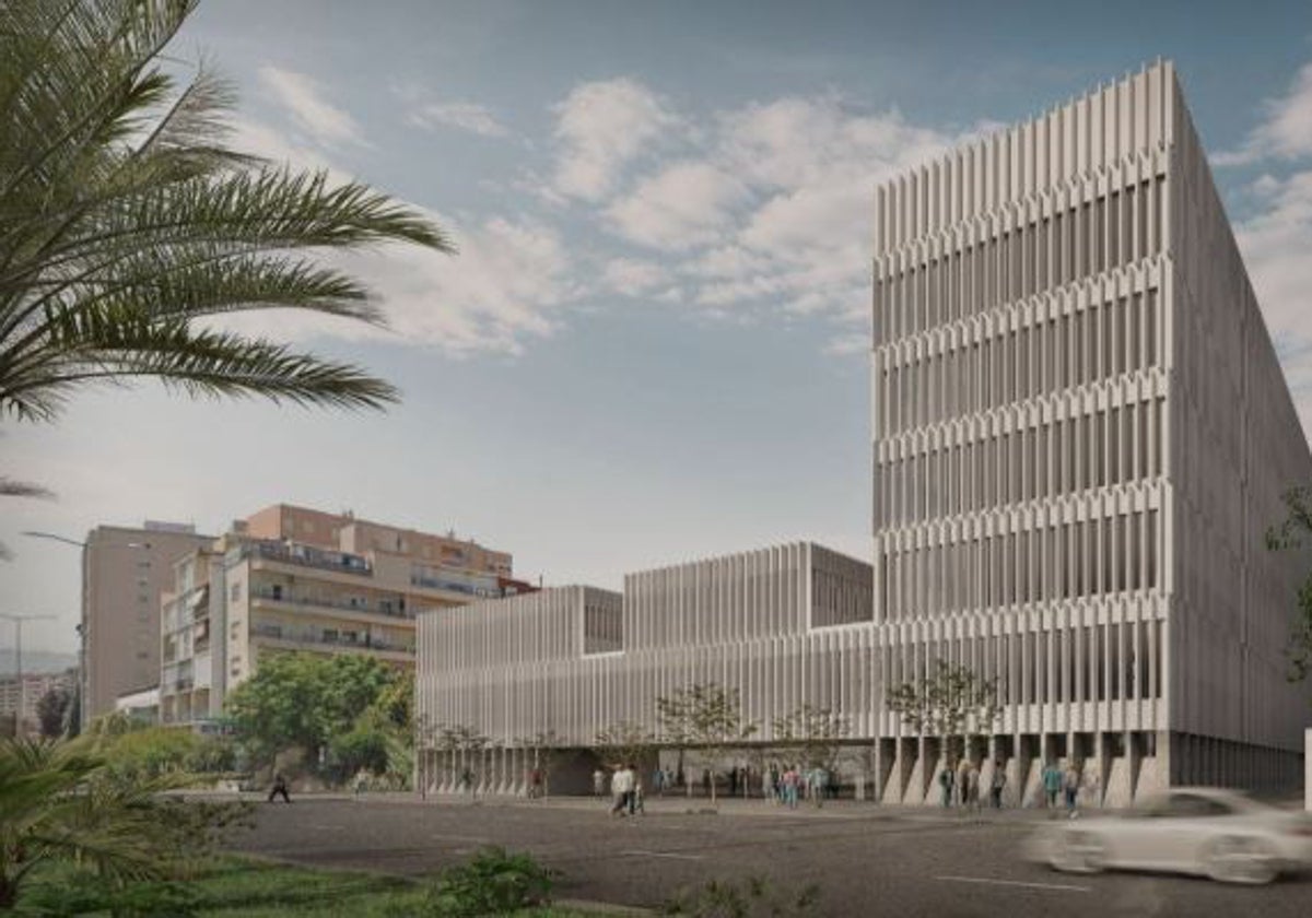 Recreación de la Ciudad de la Justicia de Algeciras