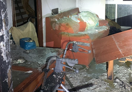 Actuación heroica de la Policía Nacional en San Fernando para salvar la vida de un hombre impedido tras un incendio en su vivienda