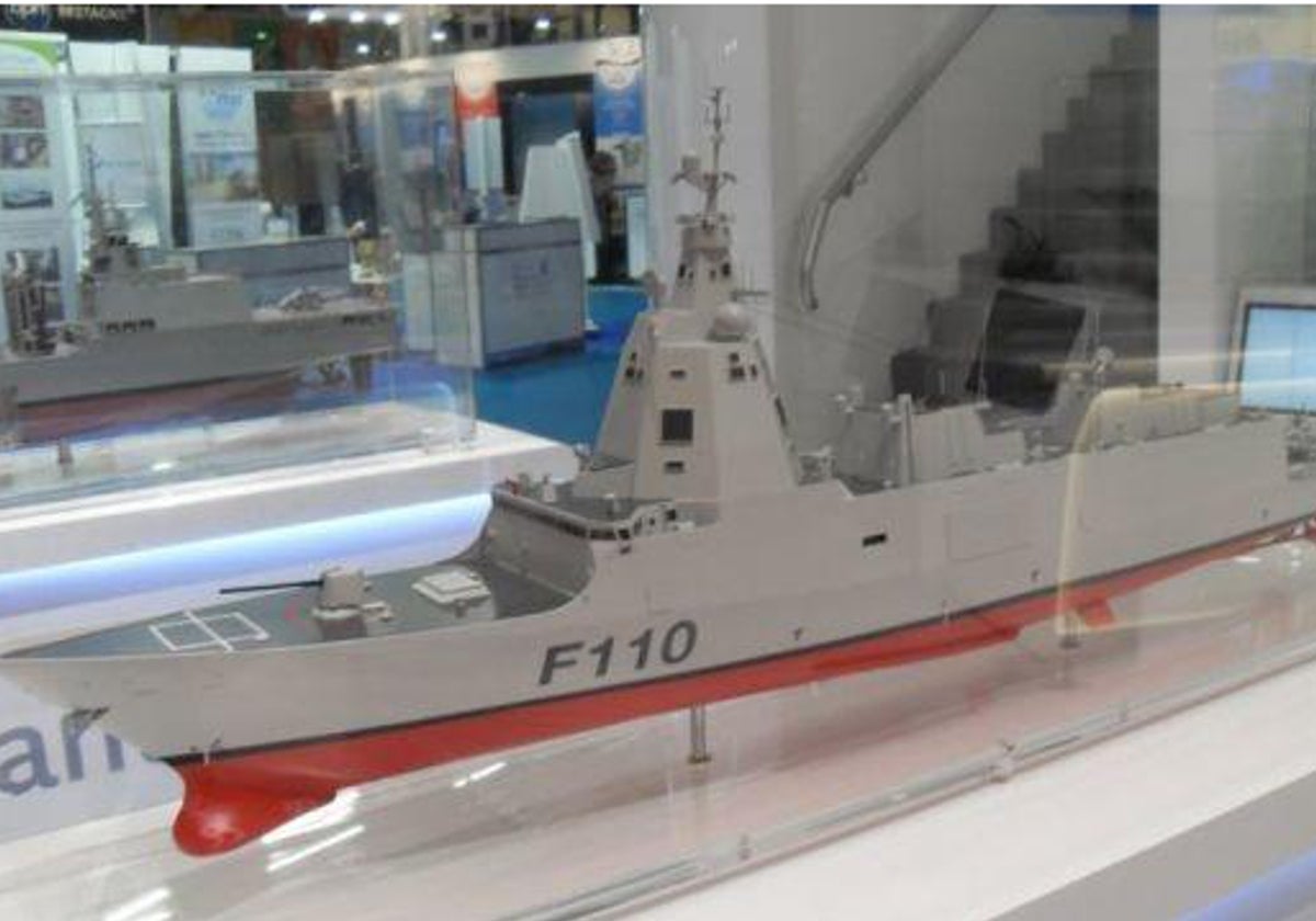 Prototipo de la F-110 de la Armada española que se ha incluido en la oferta portuguesa