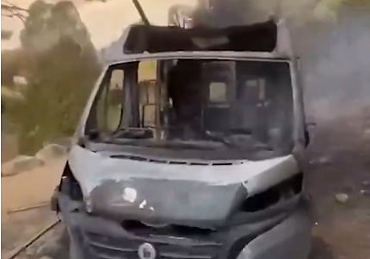 Vídeo: Esta es la caravana en la que se habría originado el incendio de Tarifa