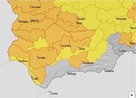 Ola de calor: la Aemet activa avisos naranjas en la provincia de Cádiz