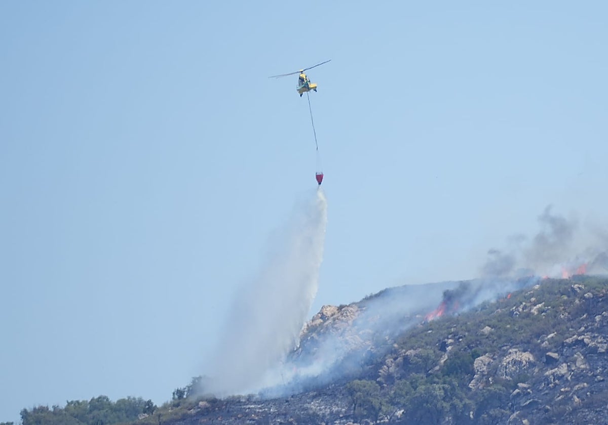 Estabilizado el incendio «intencionado» de Tarifa