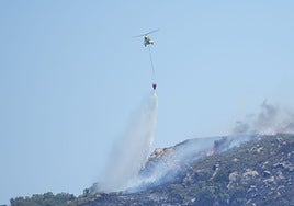Estabilizado el incendio «intencionado» de Tarifa
