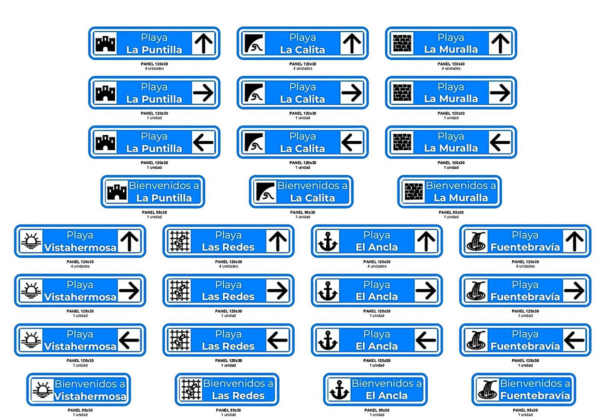 El Puerto modernizará la señalización turística de sus playas