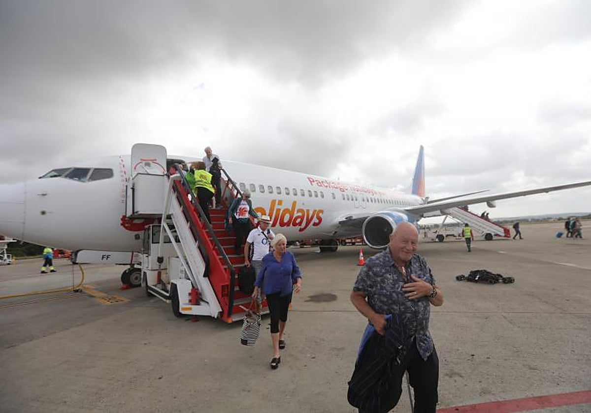 El aeropuerto de Jerez pierde un 9,5% de pasajeros hasta julio