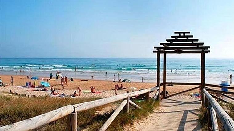 La playa del Palmar, en Vejer de la Frontera