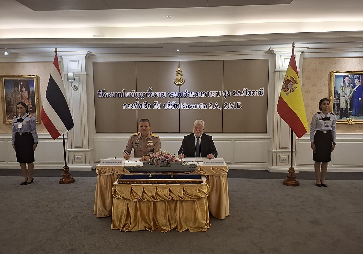 Navantia modernizará dos patrulleros de la Marina Tailandesa.