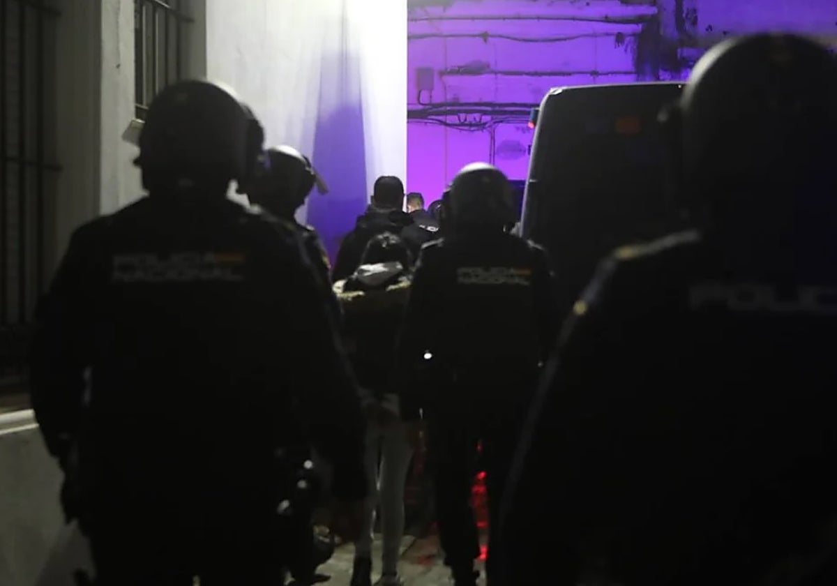 Otro de los operativos desarrollados por la Policía Nacional en Sanlúcar recientemente.