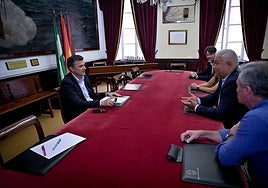 COGITI Cádiz se reúne con el alcalde Bruno García para establecer nuevas líneas de colaboración