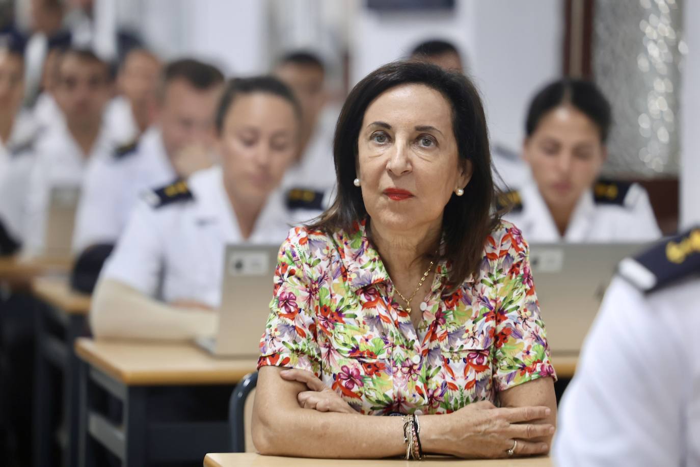Fotos: Margarita Robles inaugura el curso académico en la Escuela de Suboficiales de la Armada en San Fernando