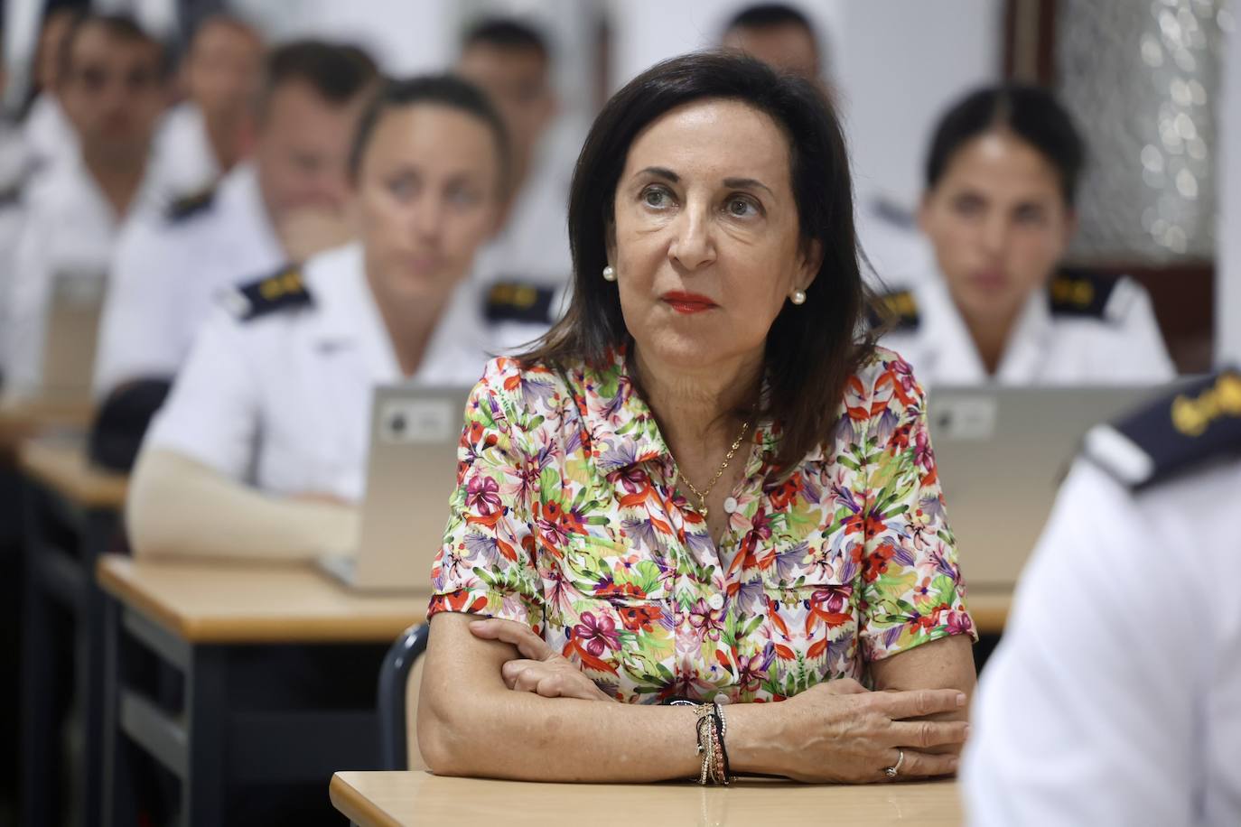 Fotos: Margarita Robles inaugura el curso académico en la Escuela de Suboficiales de la Armada en San Fernando