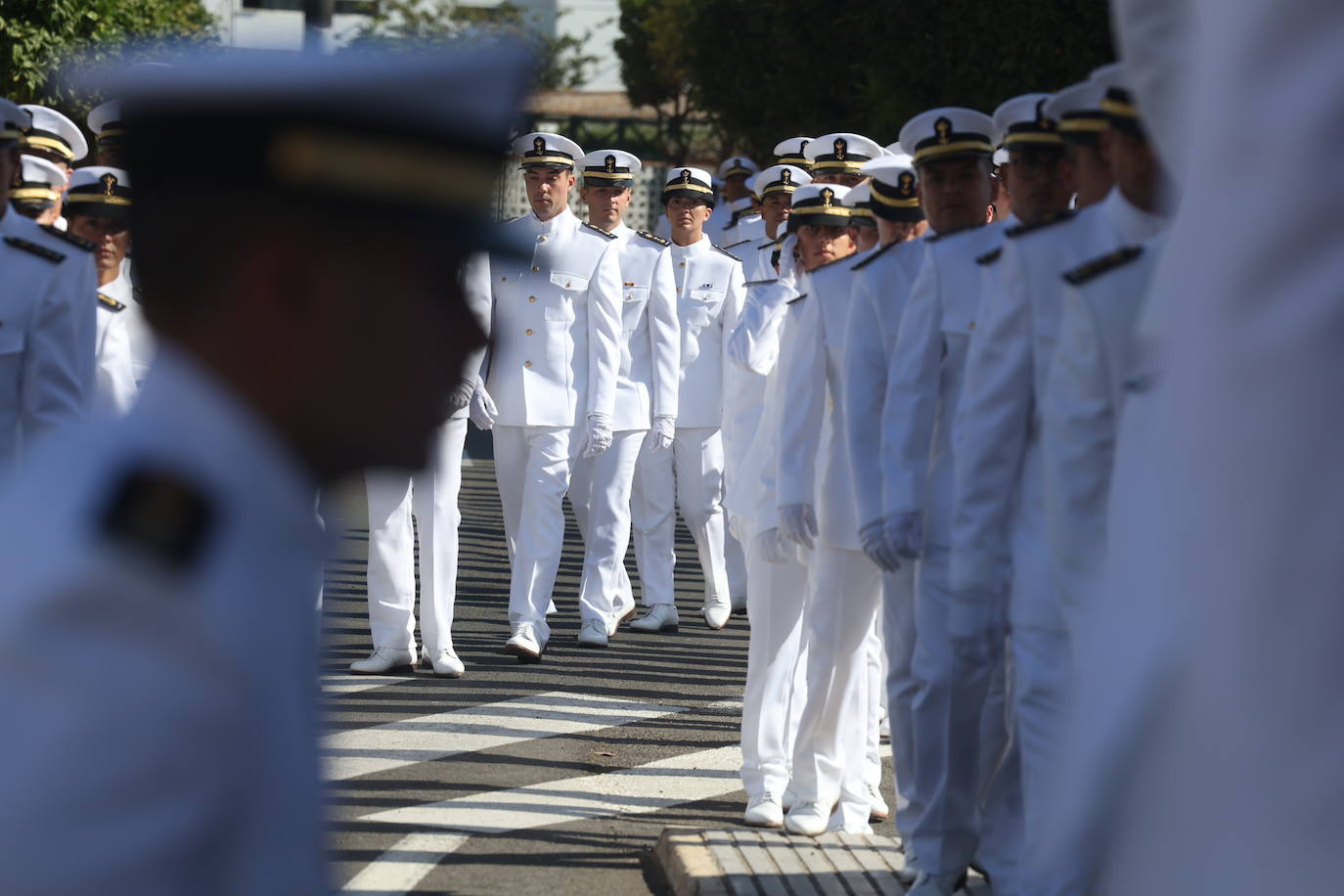 Fotos: Margarita Robles inaugura el curso académico en la Escuela de Suboficiales de la Armada en San Fernando