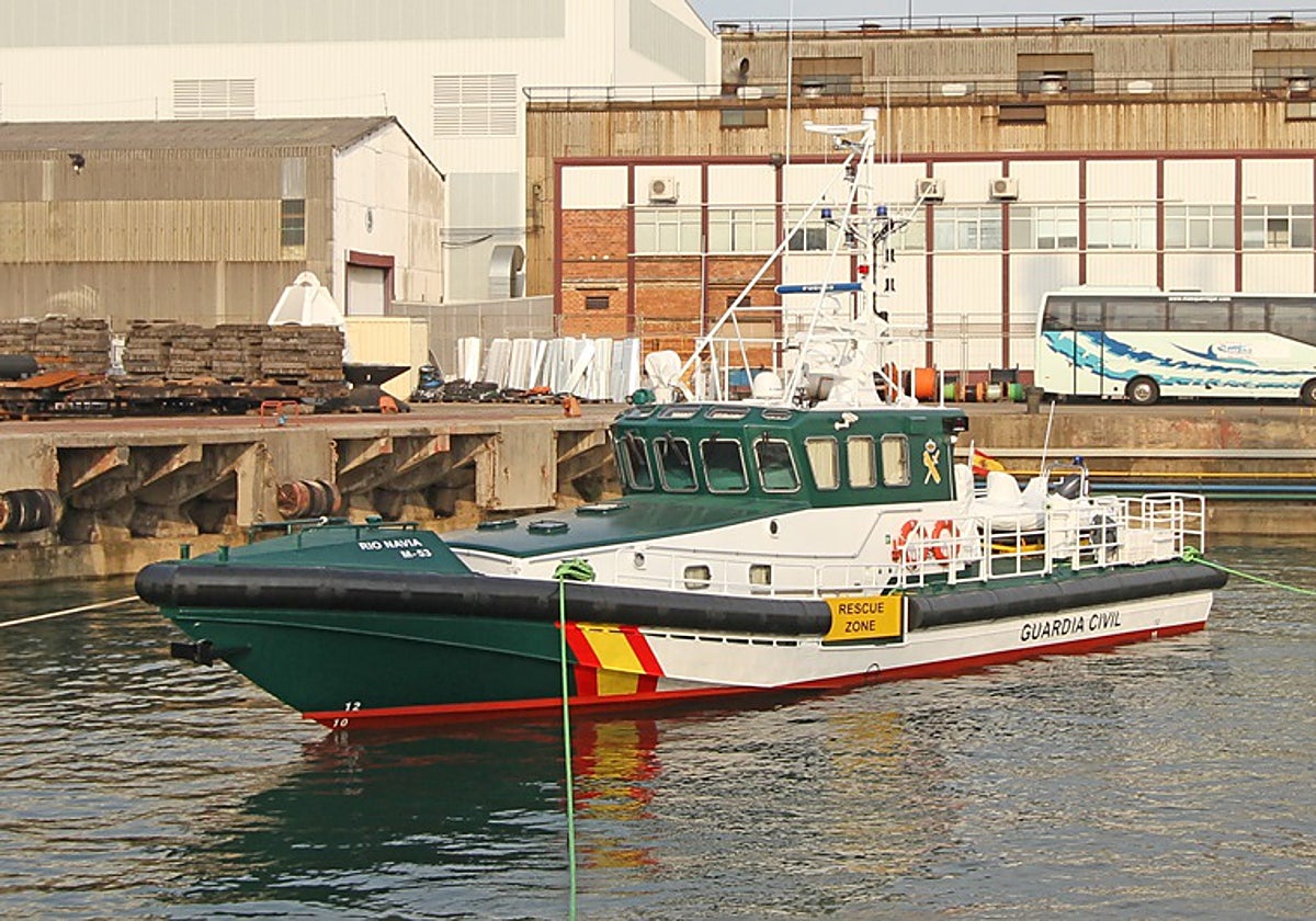 La embarcación 'Río Navia'