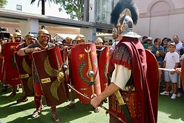 La vida de los romanos... en el Baluarte de la Candelaria de Cádiz