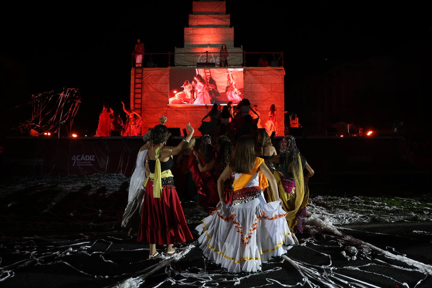Las imágenes del espectáculo de &#039;Foedus, Gaditanorum&#039; en Cádiz