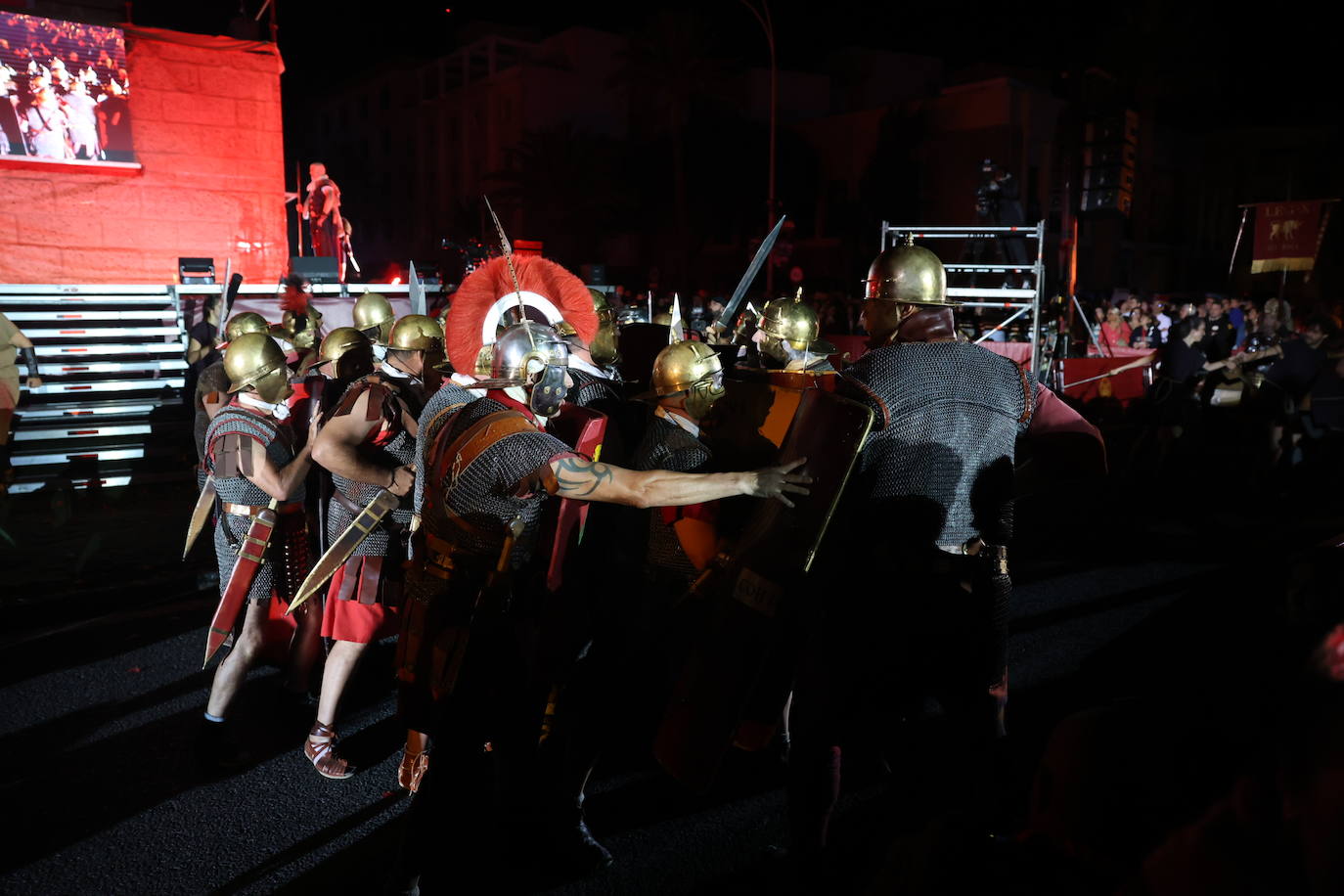 Las imágenes del espectáculo de &#039;Foedus, Gaditanorum&#039; en Cádiz