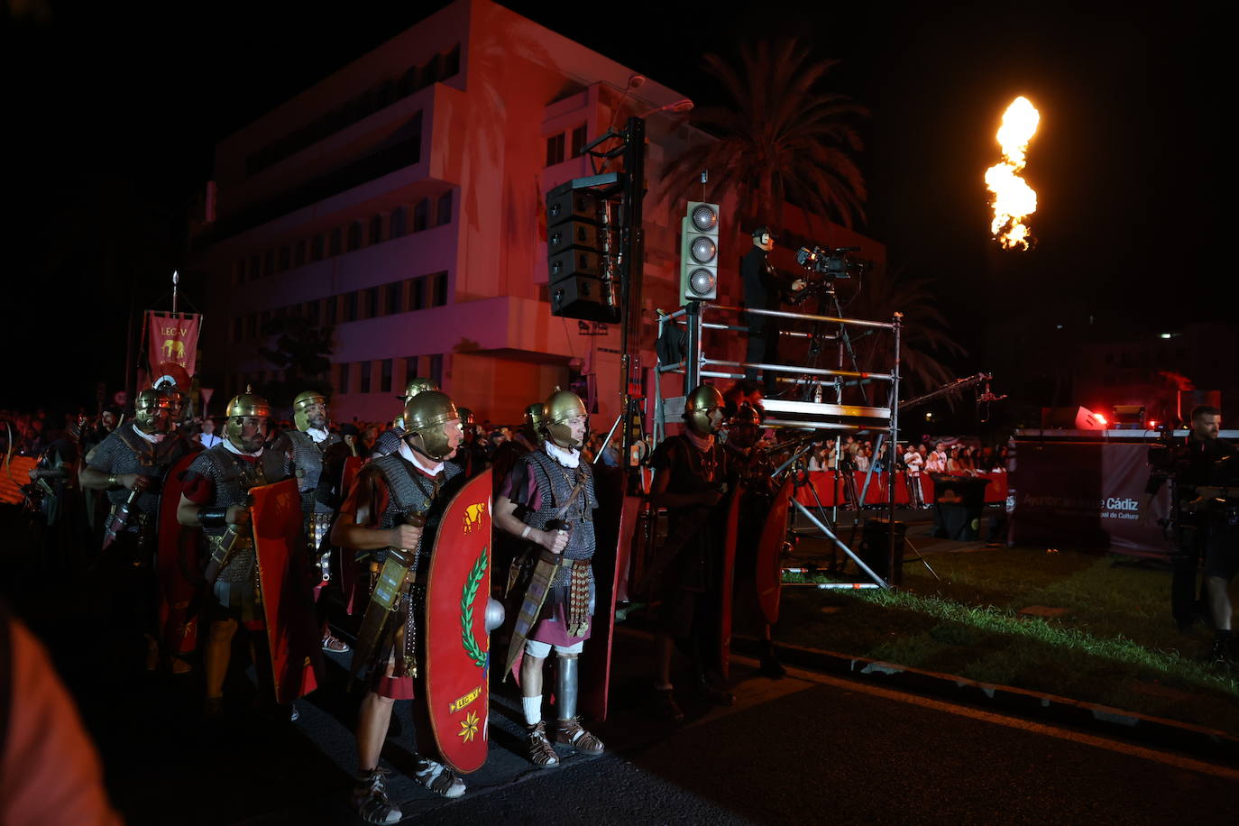 Las imágenes del espectáculo de &#039;Foedus, Gaditanorum&#039; en Cádiz