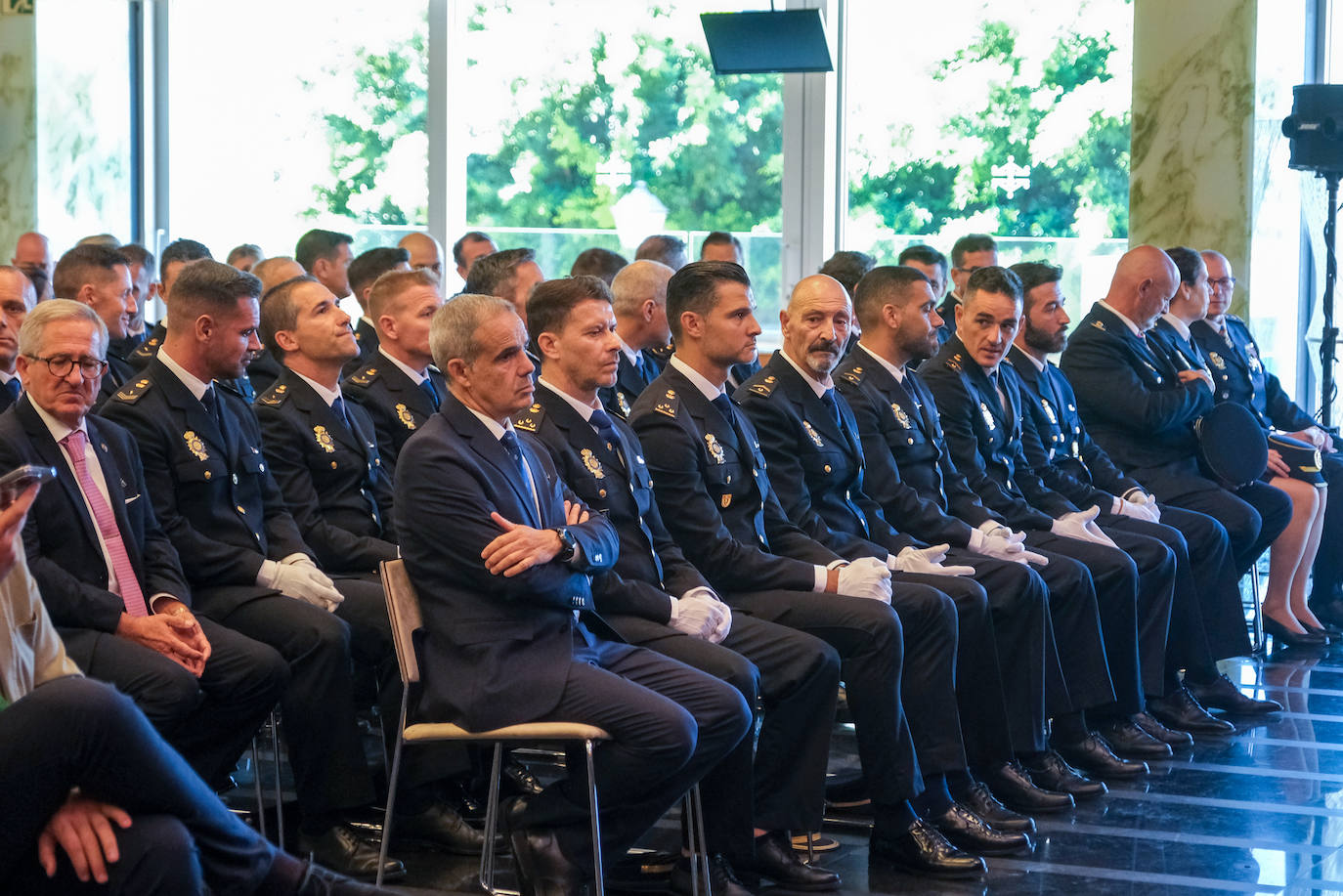 Fotos: Acto de la Policía Nacional con motivo de la fiesta de los Santos Ángeles Custodios en Cádiz