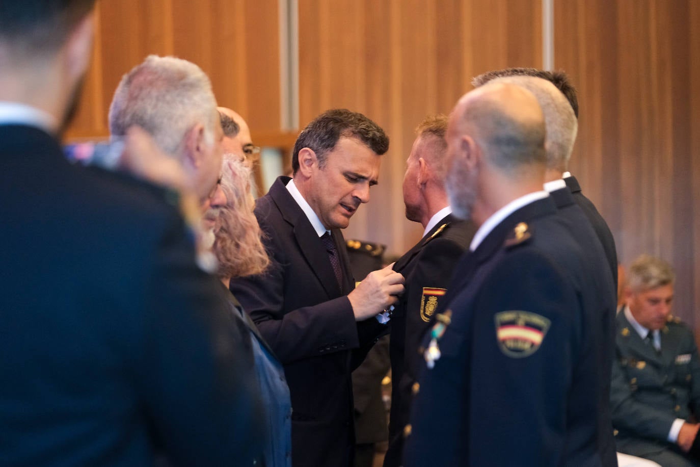 Fotos: Acto de la Policía Nacional con motivo de la fiesta de los Santos Ángeles Custodios en Cádiz