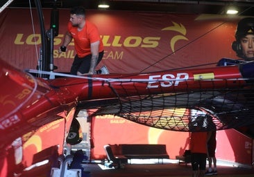 Así laten en Cádiz los boxes de la SailGP, la Fórmula 1 del mar