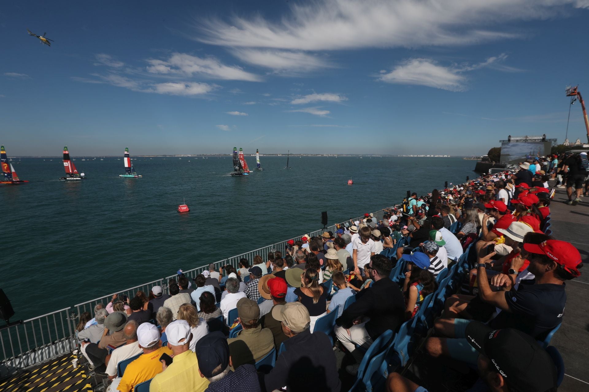 Fotos: Gran ambiente en el cierre de la SailGP 2025 en Cádiz