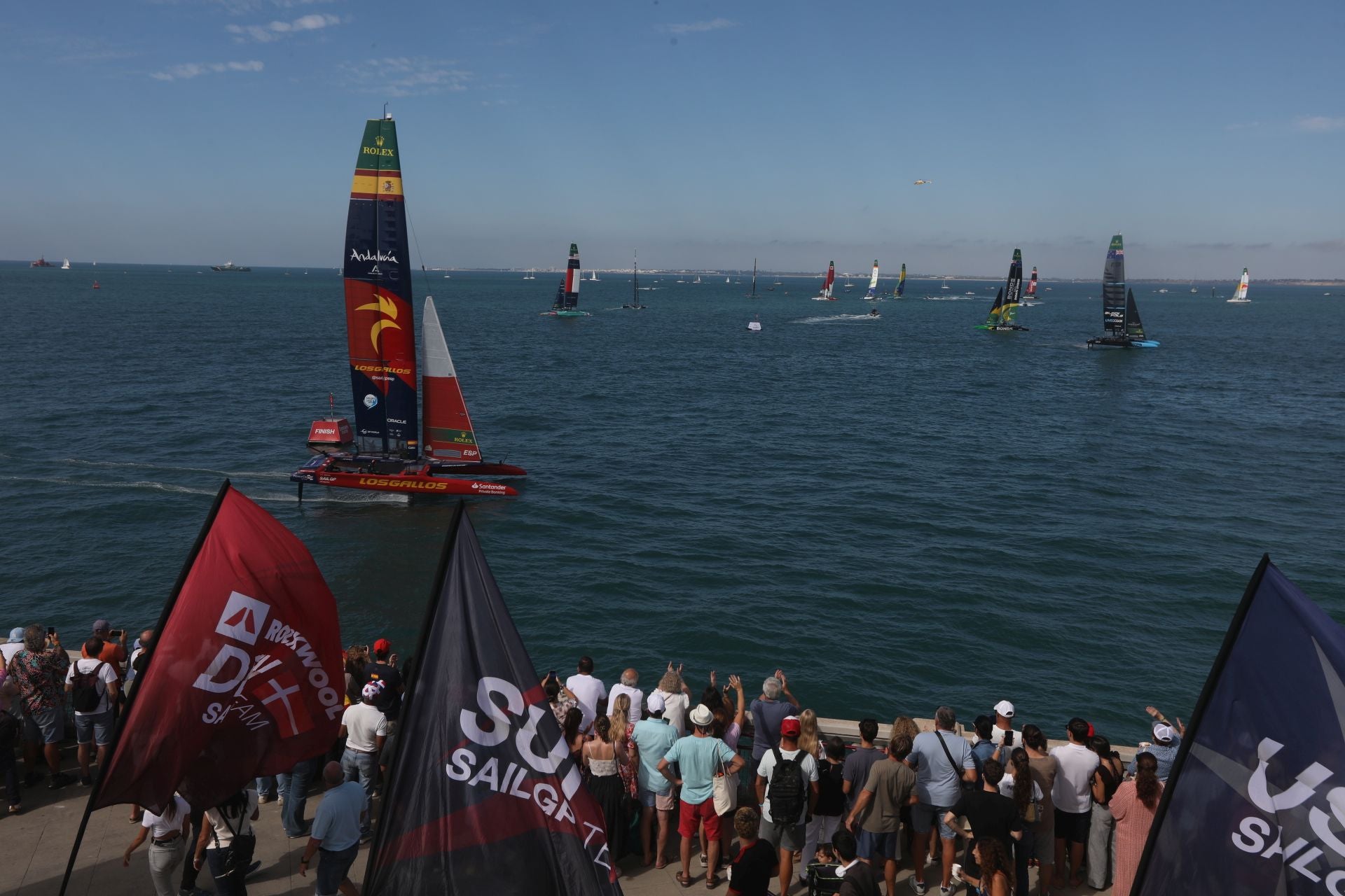 Fotos: Gran ambiente en el cierre de la SailGP 2025 en Cádiz