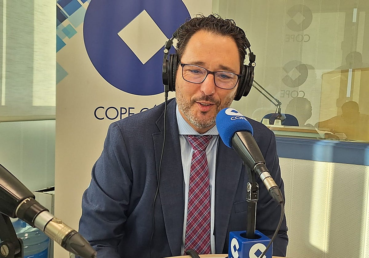 José Andrés Santos, en los micrófonos de COPE