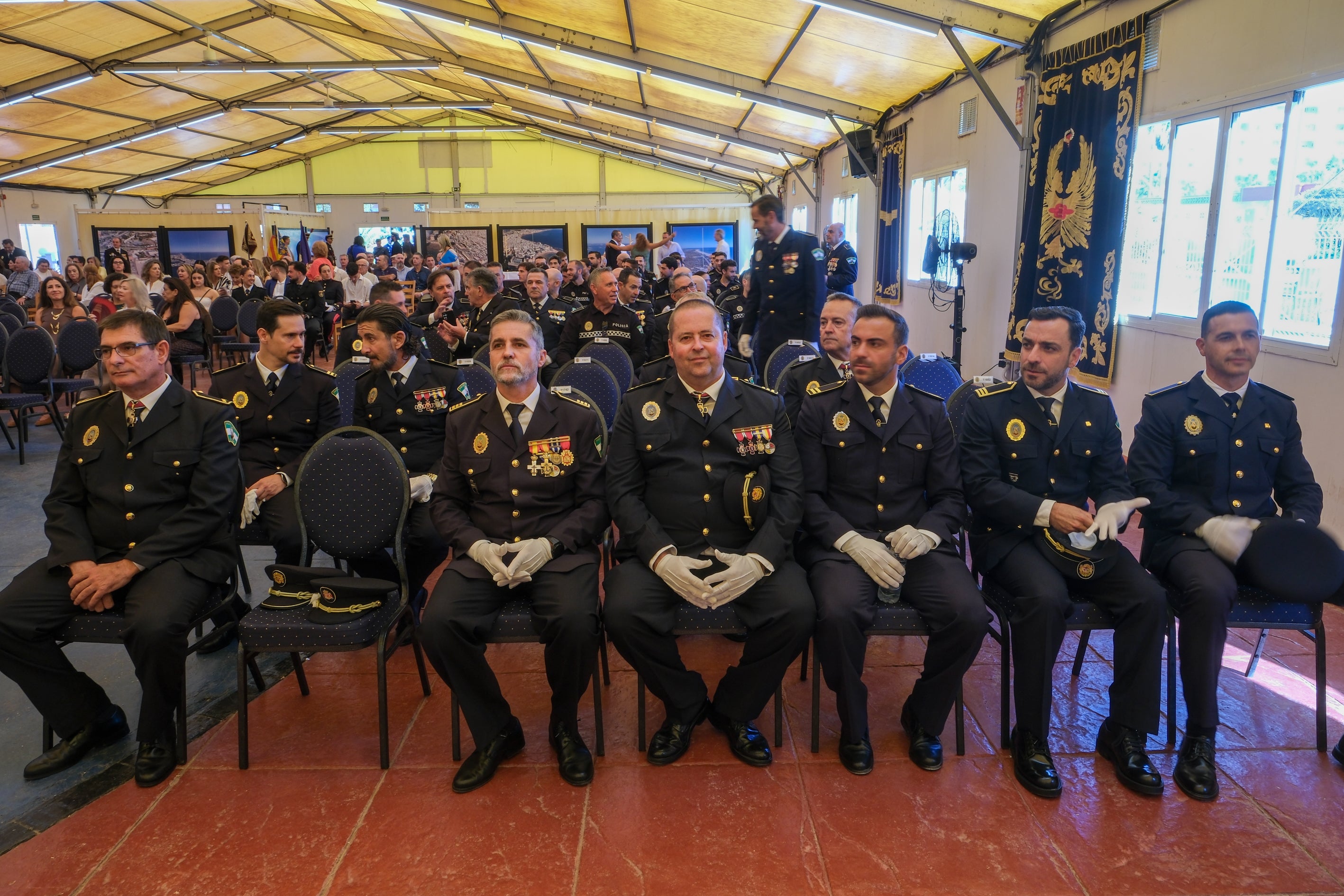 Honores al patrón de la Policía Local de Cádiz