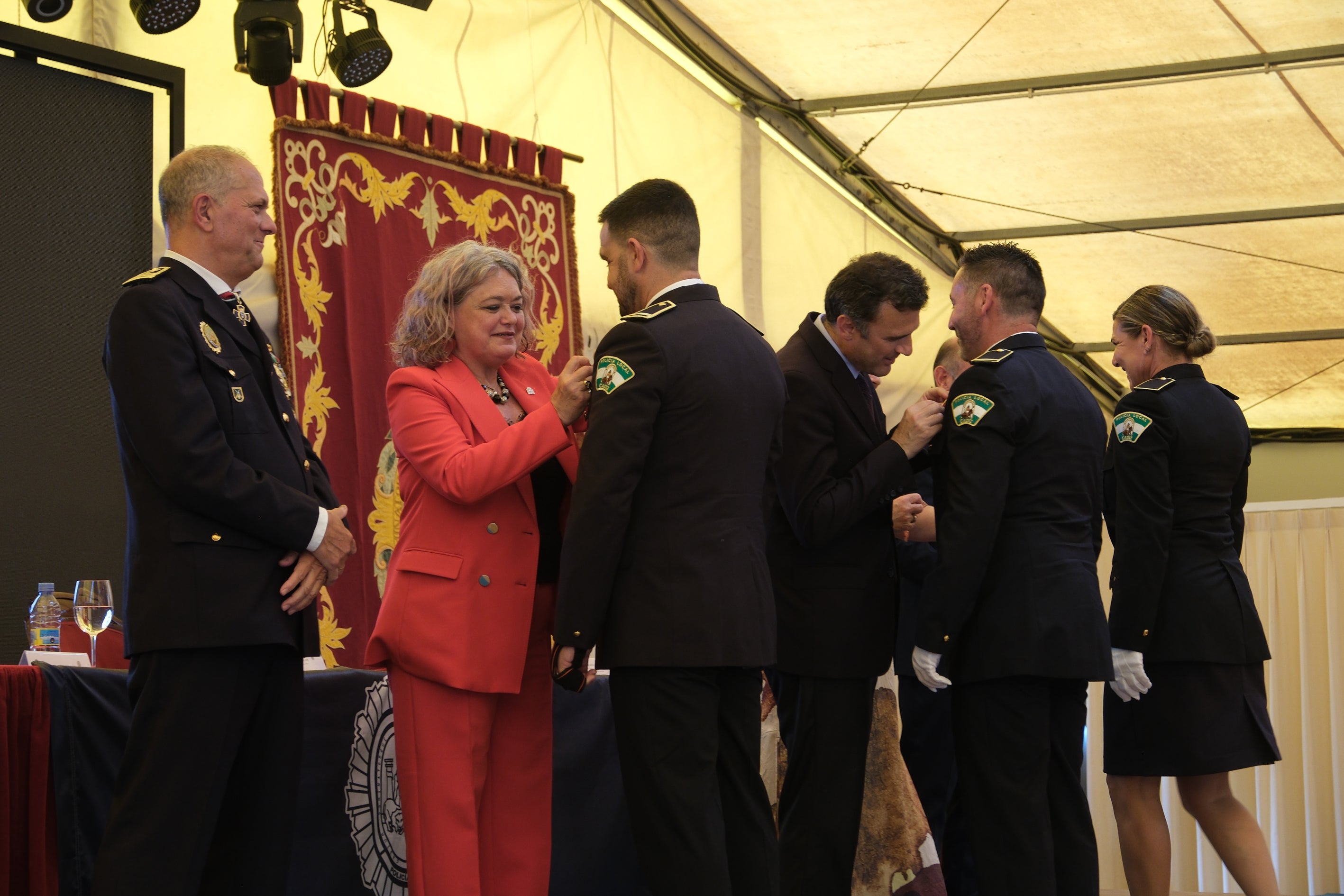 Honores al patrón de la Policía Local de Cádiz