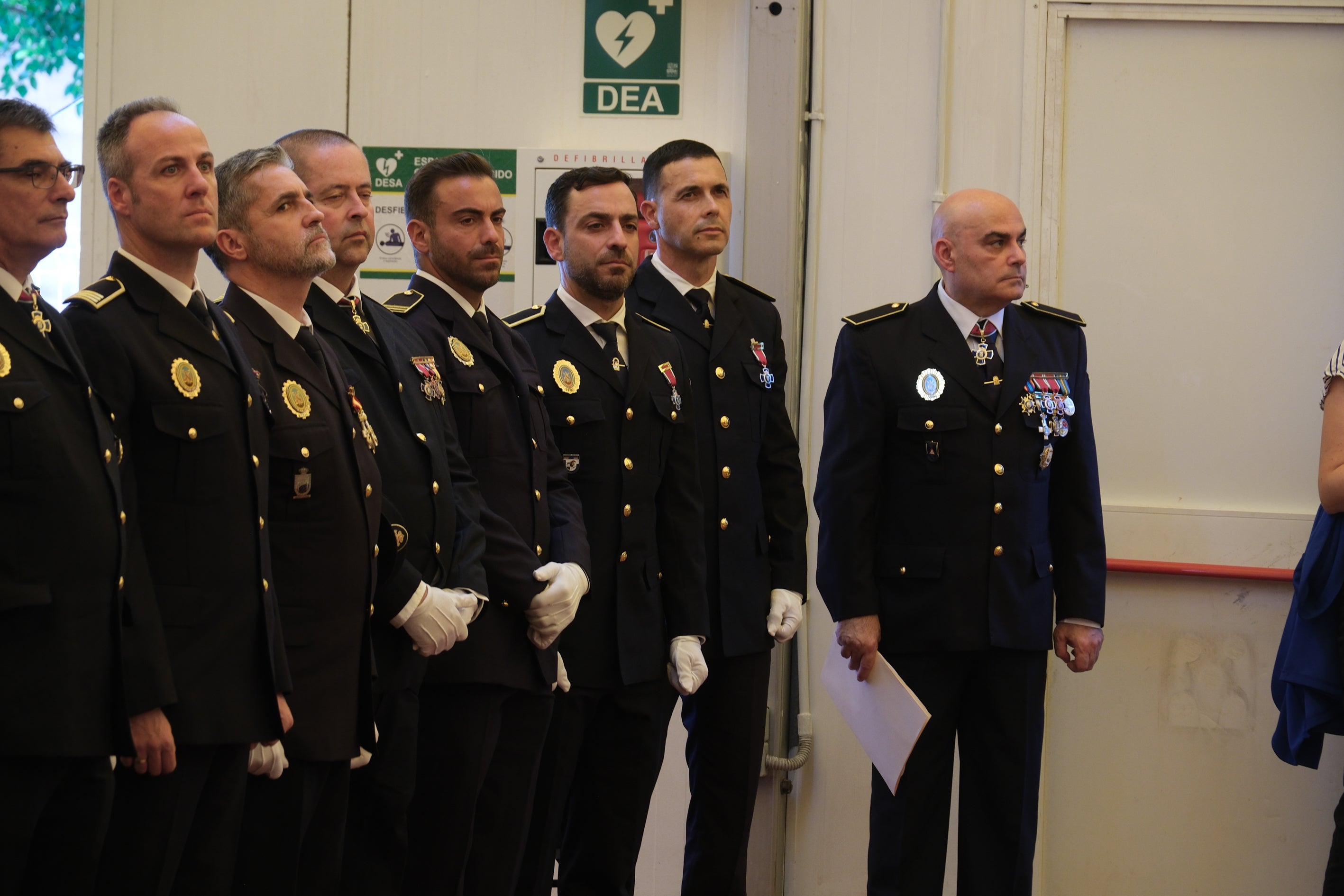 Honores al patrón de la Policía Local de Cádiz
