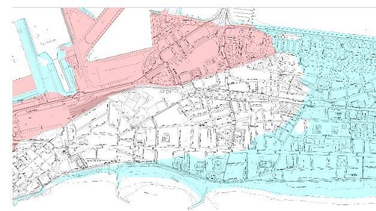Los barrios de Cádiz que se inundarían en caso de maremoto