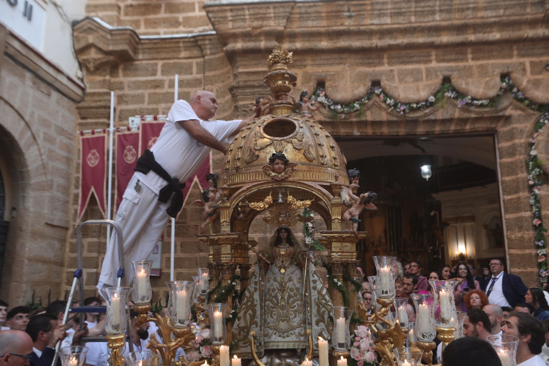 Fotos: Procesión de la Virgen de la Palma
