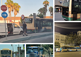 La flota de autobuses de Cádiz no sale del taller