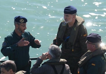 Así ha sido la visita del Rey Felipe VI al Centro de Formación Naval de la Guardia Civil en Cádiz, en directo