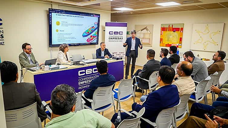 Empresas tecnológicas de India muestran interés por invertir en Cádiz