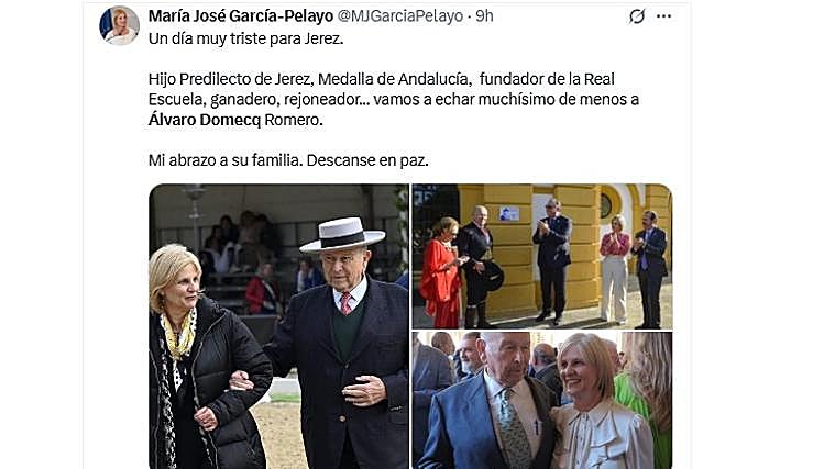 El mundo de la ganadería y la tauromaquia llora la muerte de Álvaro Domecq Romero: «¡Aquí abajo siempre te recordaremos!»