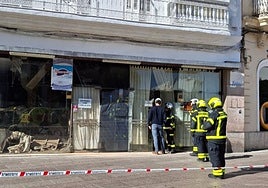 Cae parte del techo del local de La Mallorquina en San Fernando