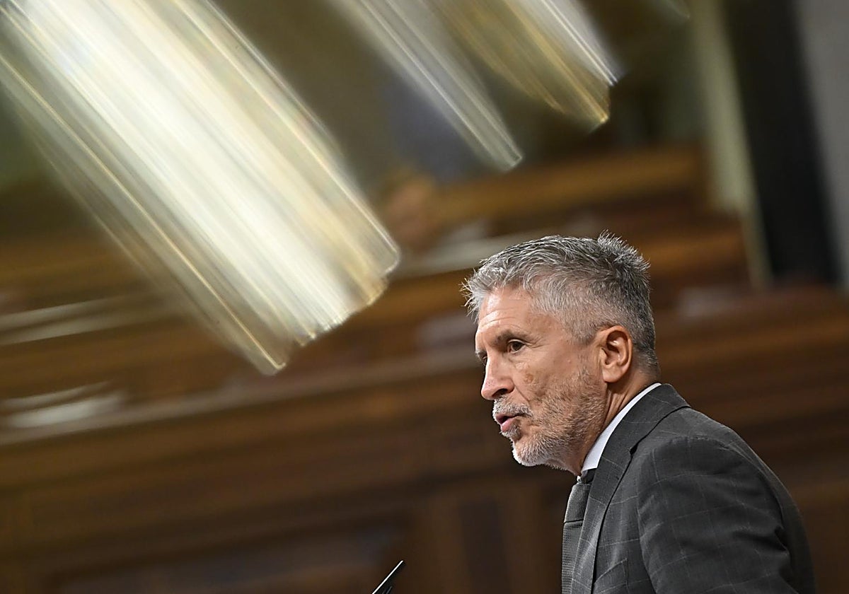Imagen de archivo de Grande-Marlaska en el Congreso de los Diputados