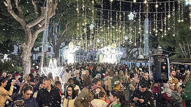 Imagen del encendido de Navidad del pasado año