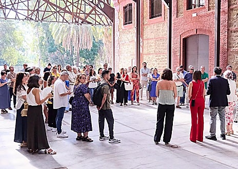 Imagen secundaria 1 - Ciudad de la Justicia, arriba. Abajo, a la izquierda, jornada de puertas abiertas de Depósitos de Tabacalera. A la derecha, el teatro Pemán.