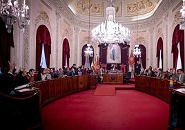 Un pleno crispado y eterno: El Ayuntamiento de Cádiz debate, se enreda y finalmente aprueba la mayoría de sus propuestas