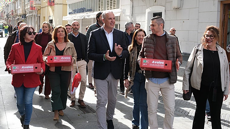 Entrega de avales para secretaría provincial del PSOE