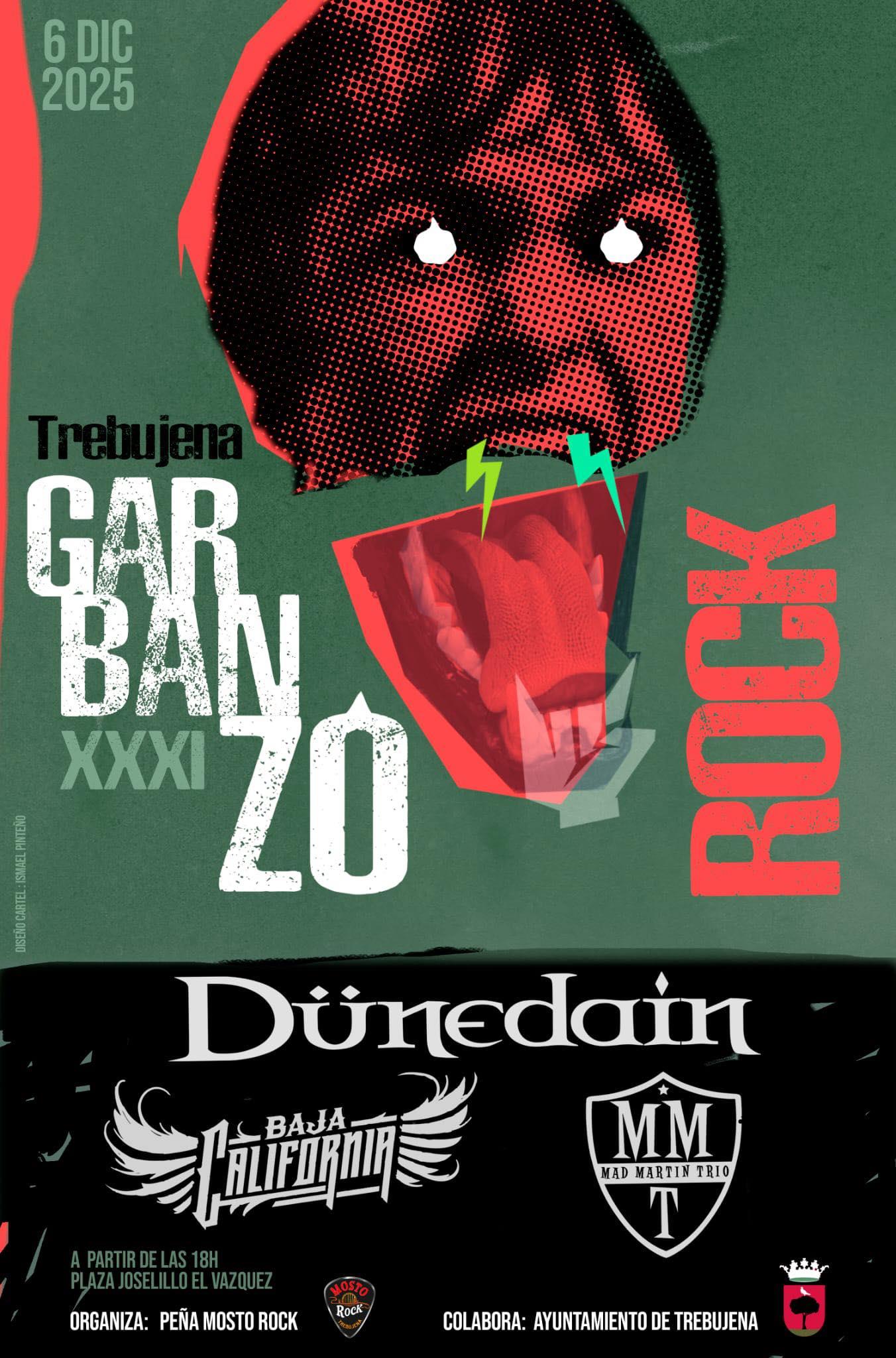Imagen del cartel del Garbanzo Rock 2025