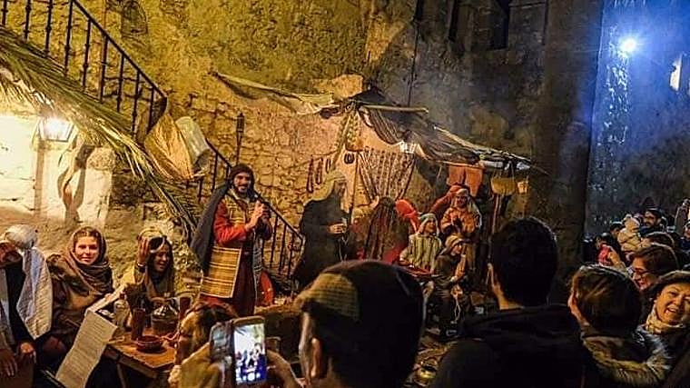 Belén viviente de Vejer en la pasada Navidad